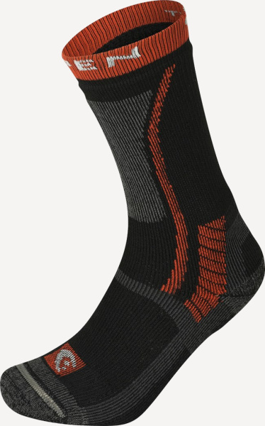 Носки Lorpen T3 All Season Trekker Eco (black / orange, L (43-46))